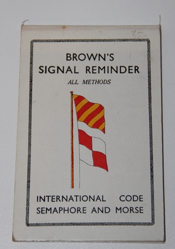 Brown signal reminder 1974 - signal,