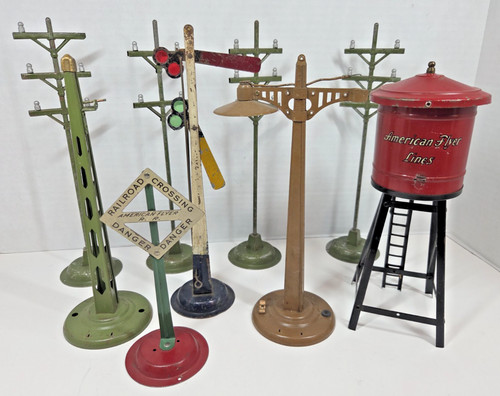 Lot pre war american flyer - war,