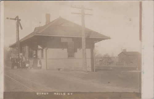 Railroad depot halls corners - depot,